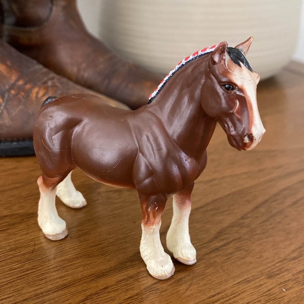 ERTL Vintage Clydesdale Stallion Horse and Pony Figurines - Collectible - Picture 9 of 15